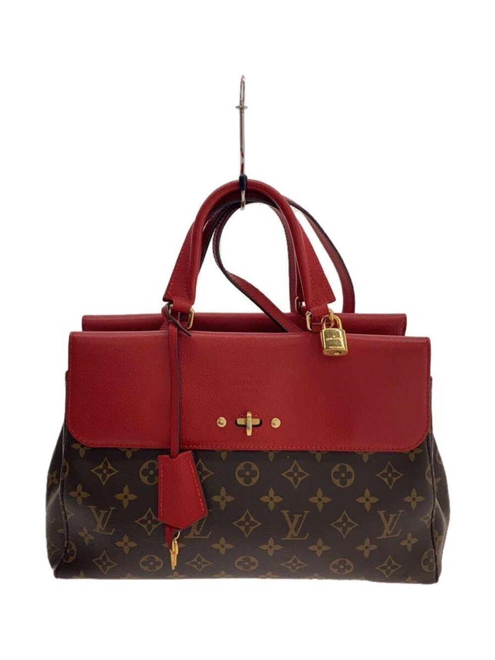 LOUIS VUITTON Venus Handbag Monogram Marine Blue RED Brown LV